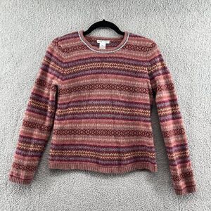 Deane & White Vintage Lambswool Wool Women's Crewneck Sweater